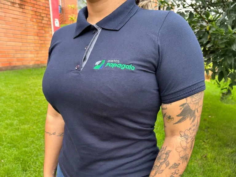 camisa polo personalizada posto de combustivel
