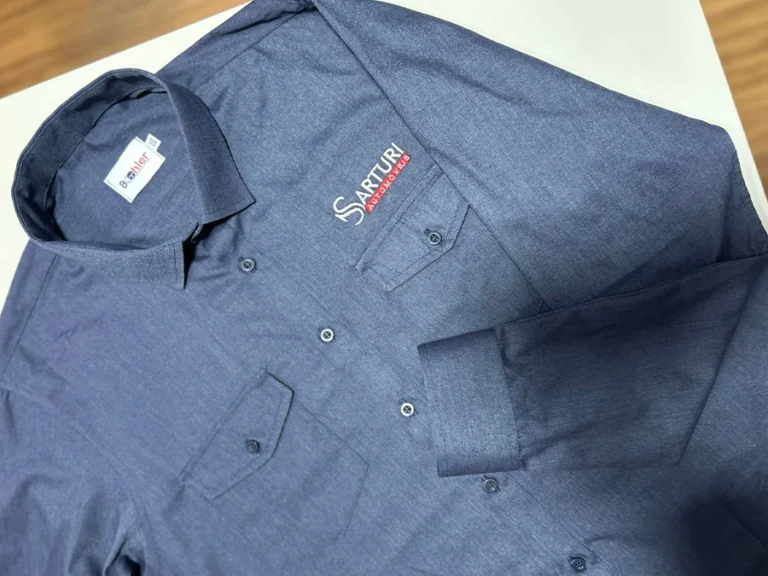 camisa social personalizada manga longa